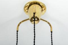 Svend Middelboe 1950s Sven Middleboe 3 Cone Chandelier for Nordisk - 1134362