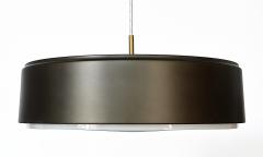 Svend Middelboe Bronze Cylindrical Pendant Lamp by Sven Middelboe for Nordisk Solar - 3291102