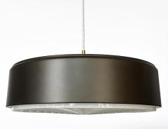 Svend Middelboe Bronze Cylindrical Pendant Lamp by Sven Middelboe for Nordisk Solar - 3291103