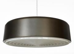 Svend Middelboe Bronze Cylindrical Pendant Lamp by Sven Middelboe for Nordisk Solar - 3291104