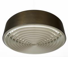 Svend Middelboe Bronze Cylindrical Pendant Lamp by Sven Middelboe for Nordisk Solar - 3291106