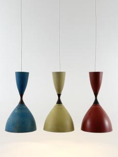 Svend Middelboe Set of Three Diabolo Pendant Lamps by Svend Middelboe for Nordisk Solar 1958 - 4498658