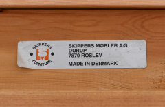 Svend Skipper Danish Modern Black Leather 3 Seater Sofa by Svend Skipper - 2757189