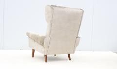 Svend Skipper Svend Skipper High Back Lounge Chairs In Barbara Barry Couture Fabric - 4716732