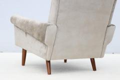 Svend Skipper Svend Skipper High Back Lounge Chairs In Barbara Barry Couture Fabric - 4716733