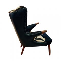 Svend Skipper VINTAGE PONY HIDE WING ARMCHAIR BY SVEND SKIPPER - 2117232