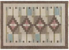 Sverker Greuholm SWEDISH FLAT WOVEN RUG BY SVEKER GREUHOLM - 2373046