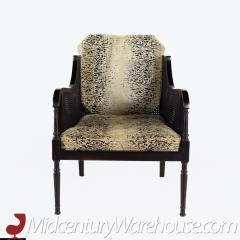 Swaim Mid Century Ebonized Cane Lounge Chair - 2576911