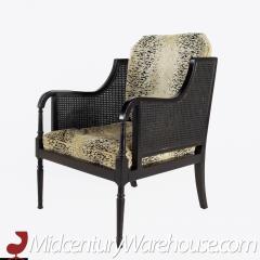 Swaim Mid Century Ebonized Cane Lounge Chair - 2576913