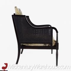 Swaim Mid Century Ebonized Cane Lounge Chair - 2576914