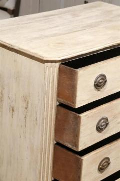 Swedish 1780s Gustavian Period Four Drawer Commode with Chamfered Side Posts - 3415757