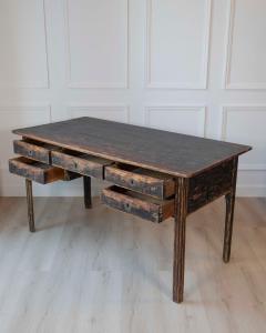 Swedish 18th Century Gustavian Painted Desk c 1780 - 4577605