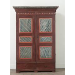 Swedish 18th Century Painted Armoire - 3484769