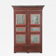 Swedish 18th Century Painted Armoire - 3490350