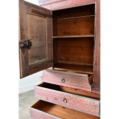 Swedish 18th Century Painted Cabinet on Stand - 4798339