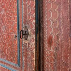 Swedish 18th Century Painted Cabinet on Stand - 4798342