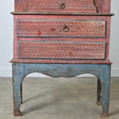 Swedish 18th Century Painted Cabinet on Stand - 4798349
