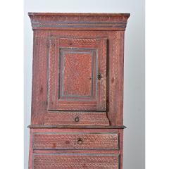 Swedish 18th Century Painted Cabinet on Stand - 4798356