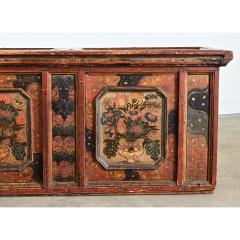 Swedish 18th Century Painted Chest Trunk - 4643084