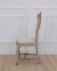 Swedish 18th Century Rococo Painted Chair - 4707276