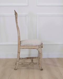 Swedish 18th Century Rococo Painted Chair - 4707290