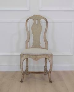Swedish 18th Century Rococo Painted Chair - 4707293