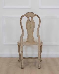 Swedish 18th Century Rococo Painted Chair - 4707294