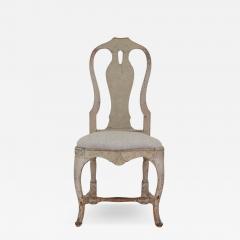 Swedish 18th Century Rococo Painted Chair - 4708272