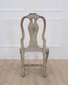 Swedish 18th Century Rococo Painted Chairs - 4707297