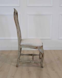 Swedish 18th Century Rococo Painted Chairs - 4707300
