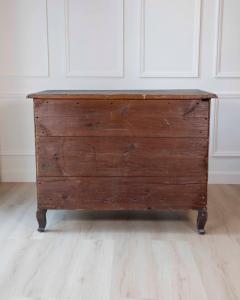 Swedish 18th Century Writing Desk Commode with Original Brass Hardware c 1760 - 4577508