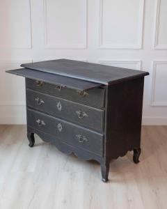 Swedish 18th Century Writing Desk Commode with Original Brass Hardware c 1760 - 4577572