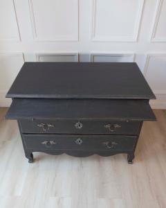Swedish 18th Century Writing Desk Commode with Original Brass Hardware c 1760 - 4577576