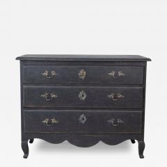 Swedish 18th Century Writing Desk Commode with Original Brass Hardware c 1760 - 4579108