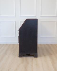 Swedish 19th Century Black Painted Pine Secretary Desk circa 1830 1840 - 4791382