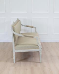 Swedish 19th Century Carved and Painted Pine Bench - 4663286
