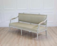 Swedish 19th Century Carved and Painted Pine Bench - 4663301