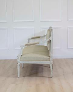 Swedish 19th Century Carved and Painted Pine Bench - 4663304