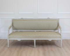 Swedish 19th Century Carved and Painted Pine Bench - 4663361