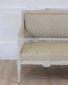 Swedish 19th Century Carved and Painted Pine Bench - 4663364