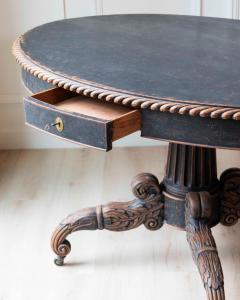 Swedish 19th Century Empire Oval Center Table circa 1830 - 4599665