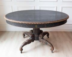 Swedish 19th Century Empire Oval Center Table circa 1830 - 4599712