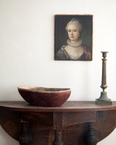 Swedish 19th Century Folk Art Root Wood Bowl - 4771482