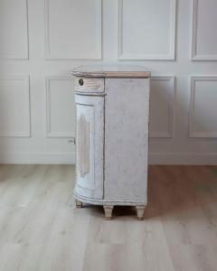 Swedish 19th Century Gustavian Style Four Door Demi Lune Buffet c 1880 - 4577477