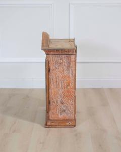 Swedish 19th Century Hand Painted Pine Wall Cabinet - 4663356
