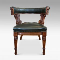 Swedish 19th Century Klismos Style Armchair in Oak - 3280527