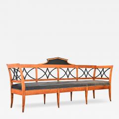 Swedish 19th Century Maple Biedermeier Settee - 4247099