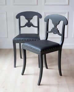 Swedish 19th Century Painted Dining Chairs Set of Ten - 4571713