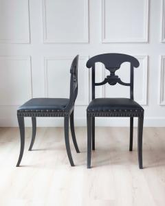 Swedish 19th Century Painted Dining Chairs Set of Ten - 4571782