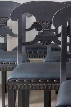 Swedish 19th Century Painted Dining Chairs Set of Ten - 4571790